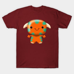 Cute Orange Monster T-Shirt